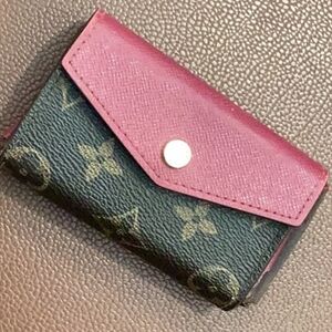 LOUIS VUITTON Sarah Multicartes Monogram Canvas Fuchsia Card Holder Case